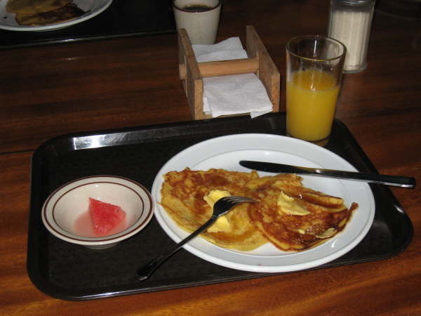 Peter's breakfast La Selva